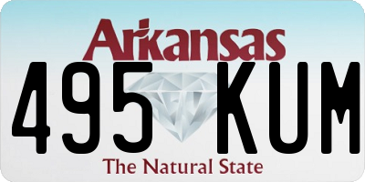 AR license plate 495KUM
