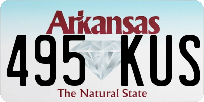 AR license plate 495KUS