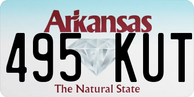 AR license plate 495KUT