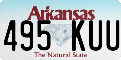 AR license plate 495KUU