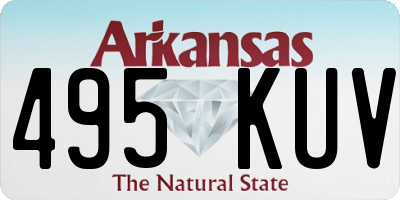 AR license plate 495KUV