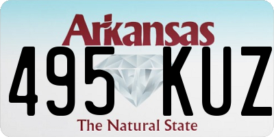AR license plate 495KUZ