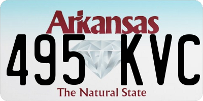AR license plate 495KVC