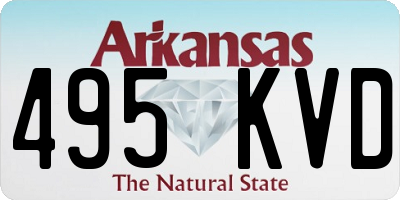 AR license plate 495KVD
