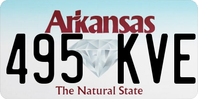 AR license plate 495KVE
