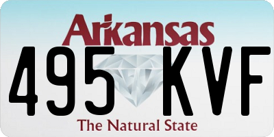 AR license plate 495KVF