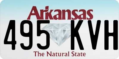 AR license plate 495KVH