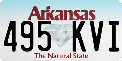 AR license plate 495KVI