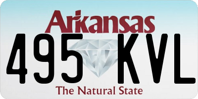 AR license plate 495KVL