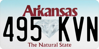 AR license plate 495KVN