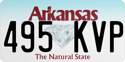 AR license plate 495KVP