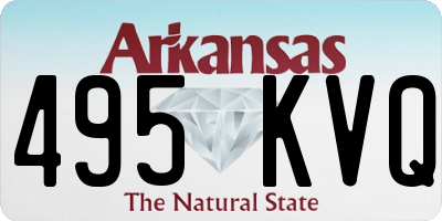 AR license plate 495KVQ