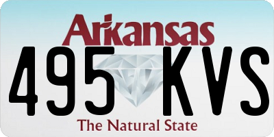 AR license plate 495KVS