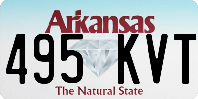 AR license plate 495KVT