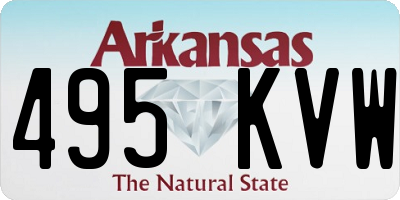 AR license plate 495KVW