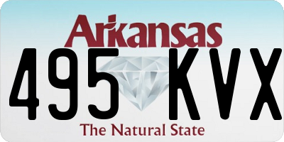 AR license plate 495KVX