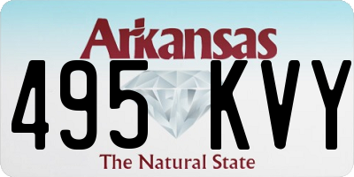 AR license plate 495KVY
