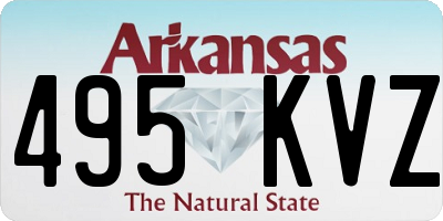 AR license plate 495KVZ