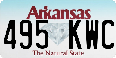 AR license plate 495KWC