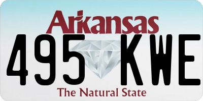 AR license plate 495KWE