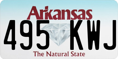 AR license plate 495KWJ