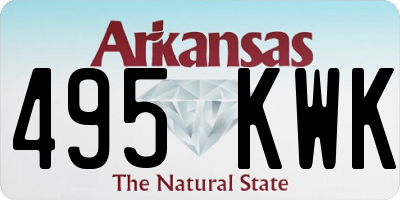 AR license plate 495KWK