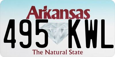 AR license plate 495KWL