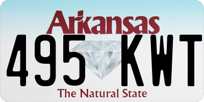 AR license plate 495KWT
