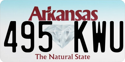 AR license plate 495KWU