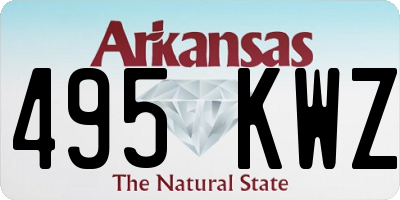 AR license plate 495KWZ