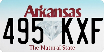 AR license plate 495KXF