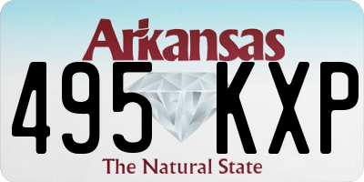 AR license plate 495KXP
