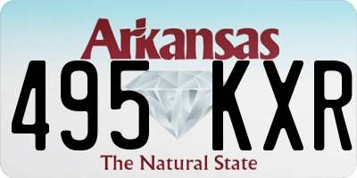 AR license plate 495KXR