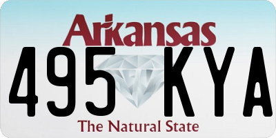 AR license plate 495KYA