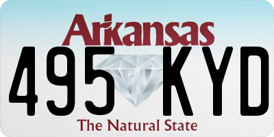 AR license plate 495KYD
