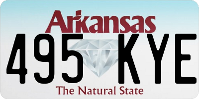 AR license plate 495KYE