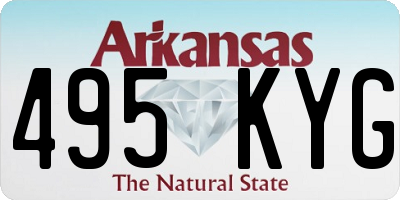 AR license plate 495KYG