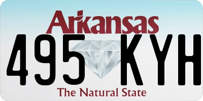 AR license plate 495KYH