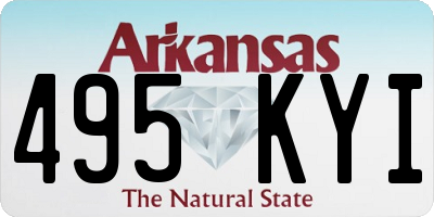 AR license plate 495KYI
