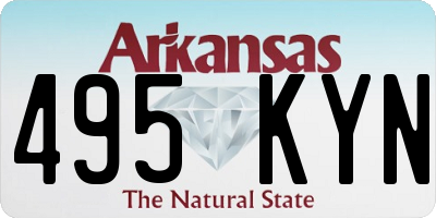 AR license plate 495KYN