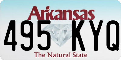 AR license plate 495KYQ