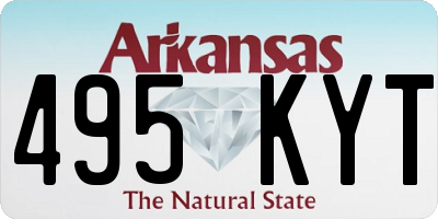 AR license plate 495KYT
