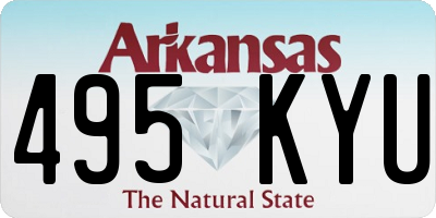 AR license plate 495KYU