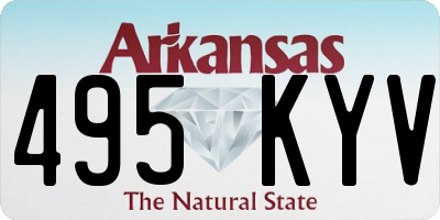 AR license plate 495KYV