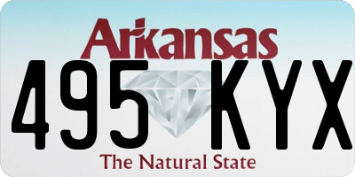 AR license plate 495KYX