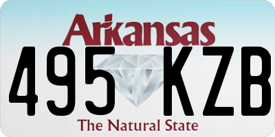 AR license plate 495KZB