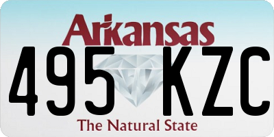 AR license plate 495KZC