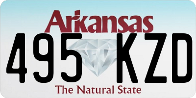 AR license plate 495KZD