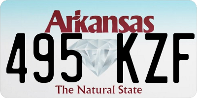 AR license plate 495KZF
