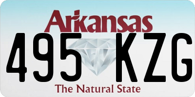 AR license plate 495KZG